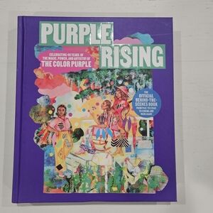 Vibrant Purple Rising Art Book